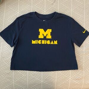 University of Michigan women’s crop top